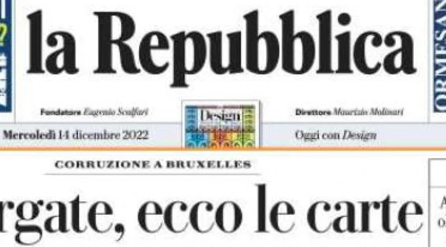 Qatargate? Repubblica da non credere: toh, cosa fanno sparire