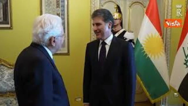 Mattarella riceve il Presidente della Regione Autonoma del Kurdistan iracheno Nechirvan Barzani