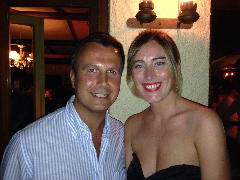 Maria Elena Boschi in Versilia e il selfie con il consigliere di Forza Italia