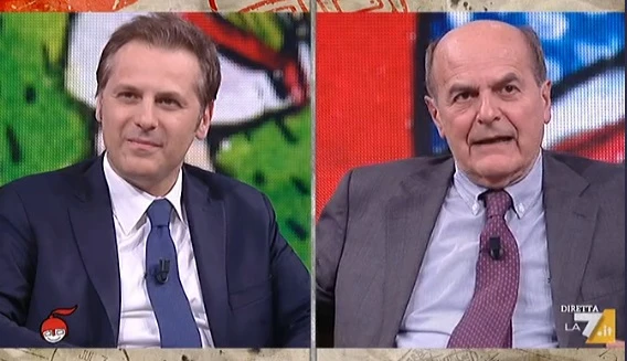 DiMartedì, Pierluigi Bersani insulta Armando Siri? Il leghista lo ridicolizza, lui muto