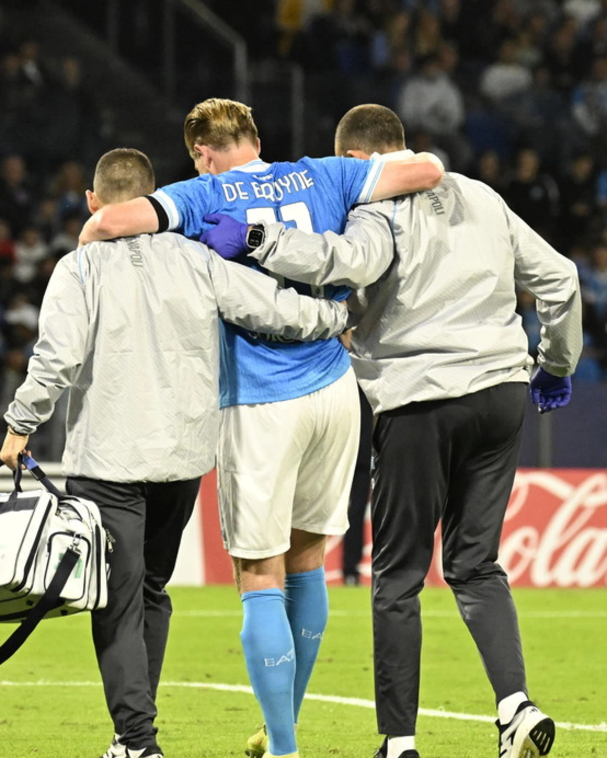 De Bruyne, dramma-Napoli: lungo stop, quanto resta fuori
