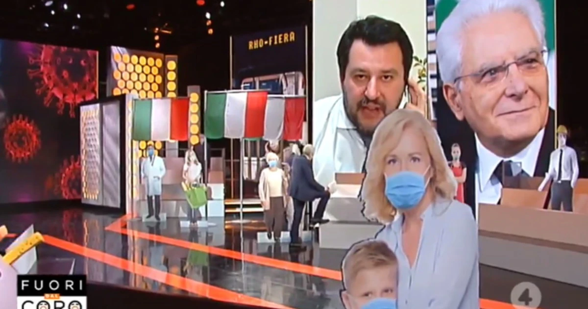 Matteo Salvini a Fuori dal coro, appello a Mattarella: "Dobbiamo decidere, l'Italia resterà libera o finirà belle mani di Pechino o Berlino?"