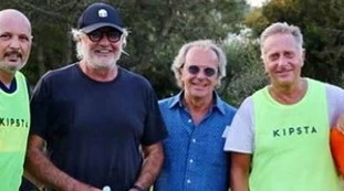 Paolo Bonolis e il coronavirus, la foto con Mihajlovic positivo: "Non pensavamo di correre rischi"