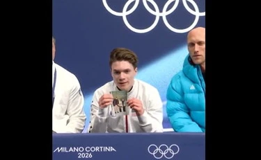 Milano-Cortina, Naumov mostra questa foto e crolla davanti a tutti