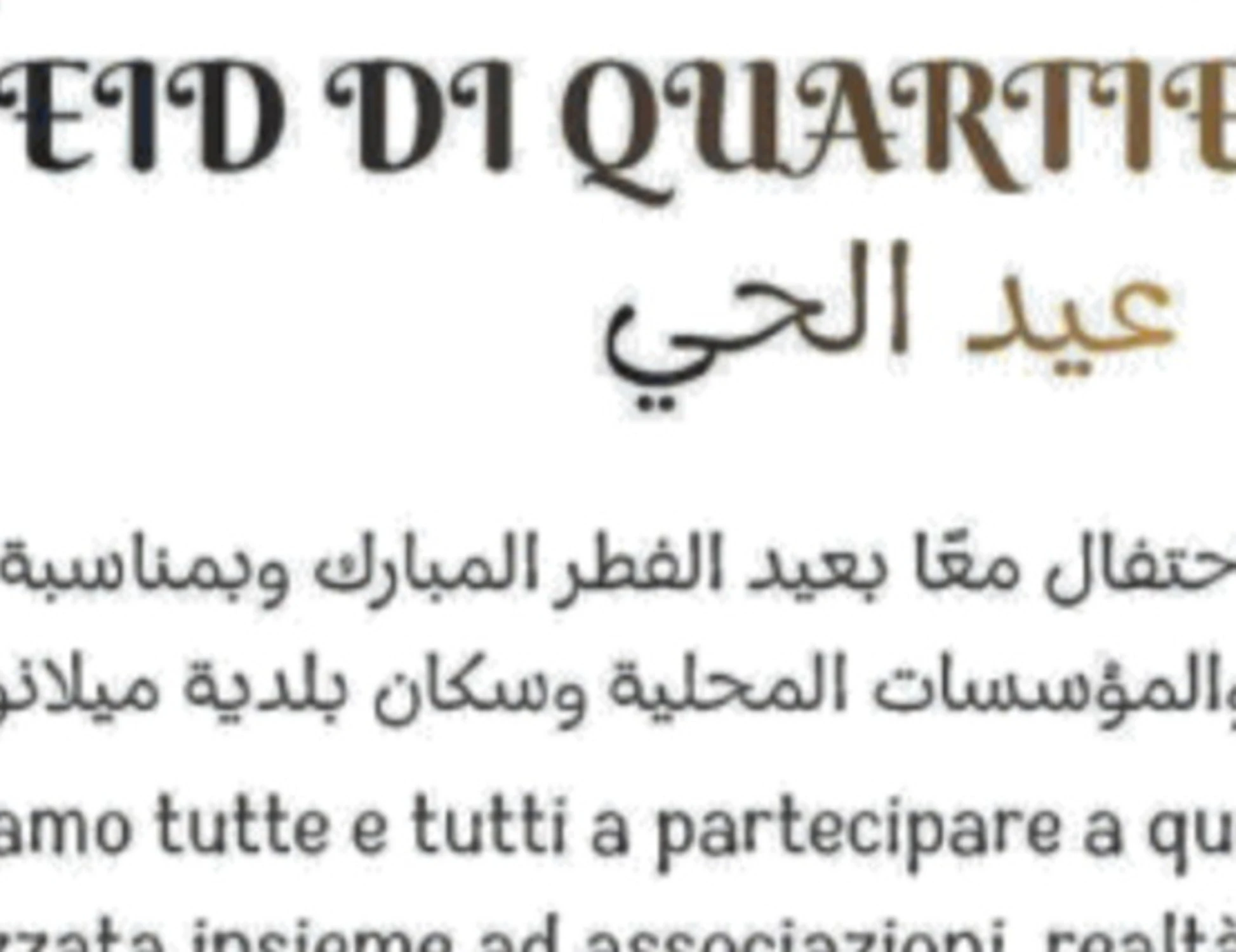 Milano, Pd sottomesso all'islam: il comunicato in arabo