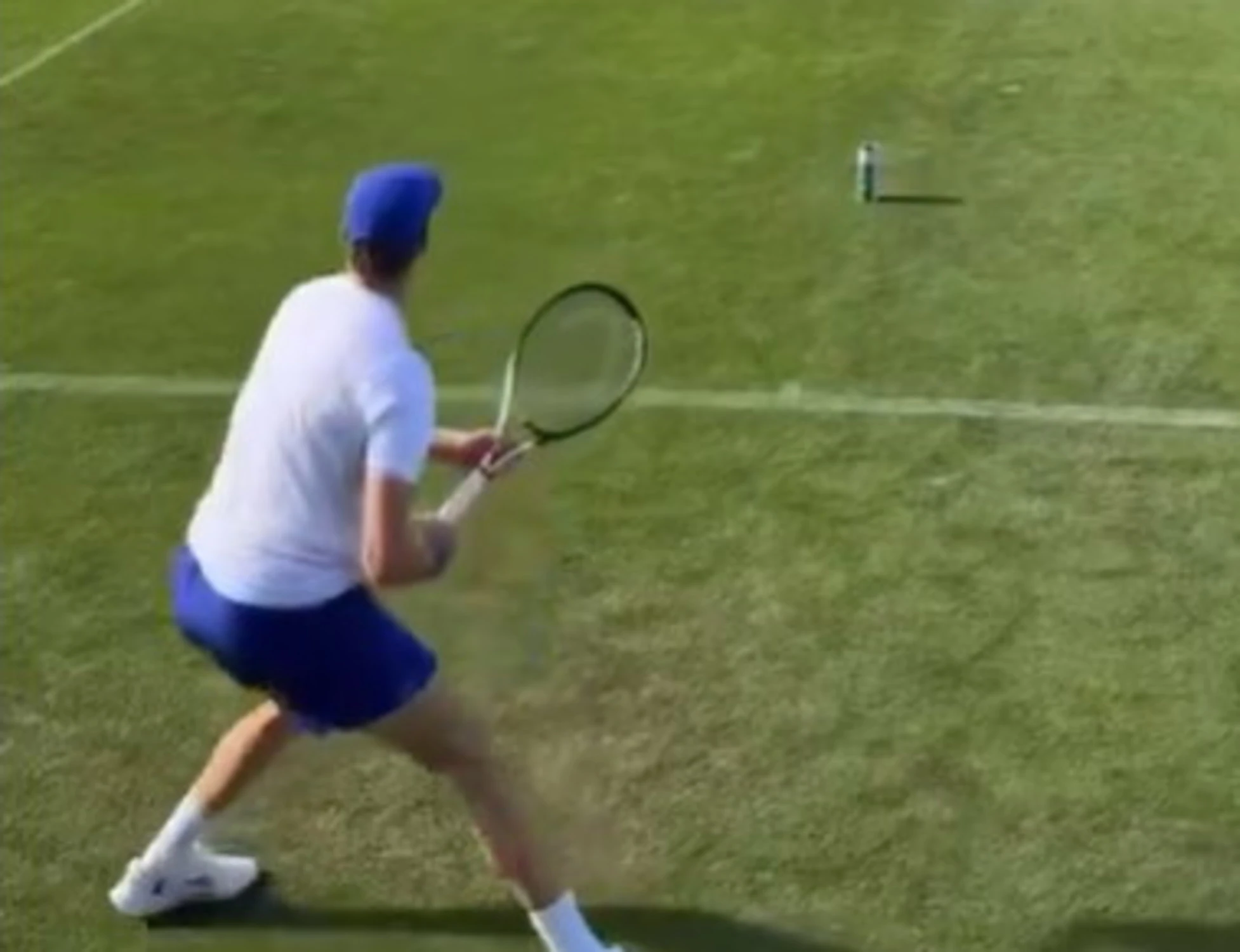 Jannik Sinner perde in allenamento contro la Sabalenka