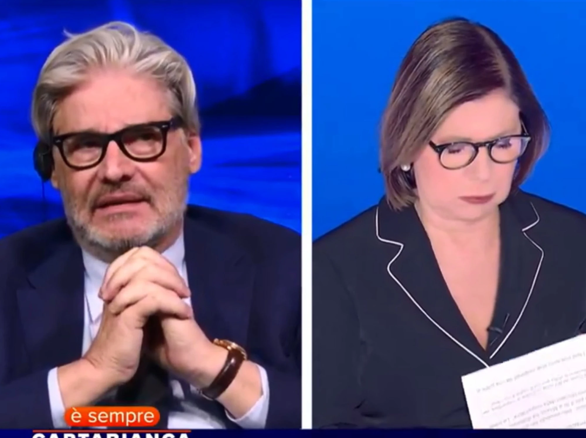 È sempre cartabianca, Del Debbio a Schlein: "Cosa non bisogna dimenticare"