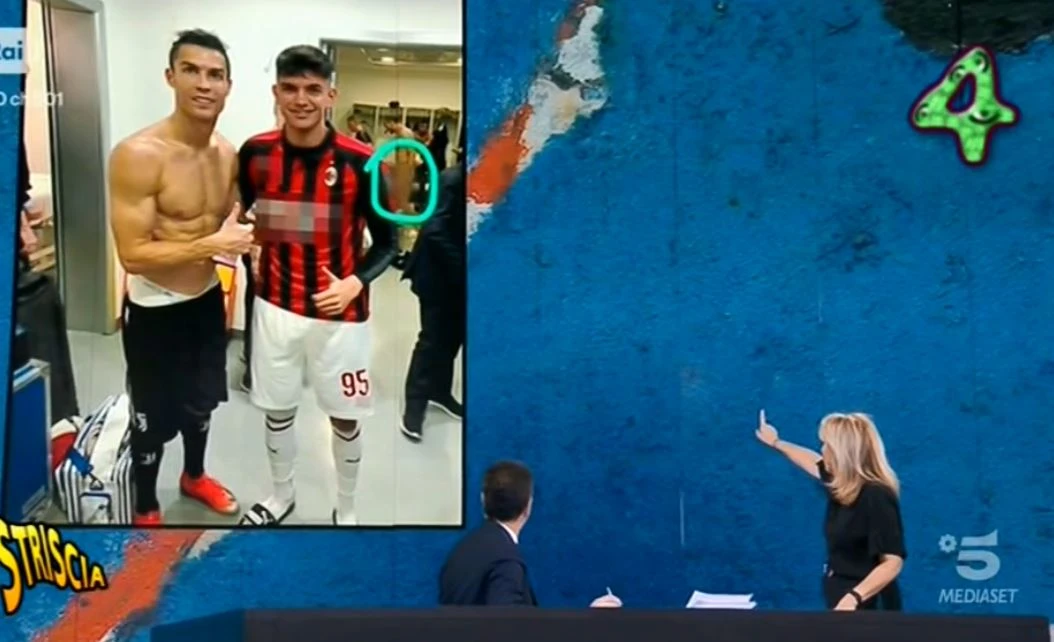 Striscia la notizia, Luciana Littizzetto e Fabio Fazio: "Il fallo di Chiellini" a Che tempo che fa