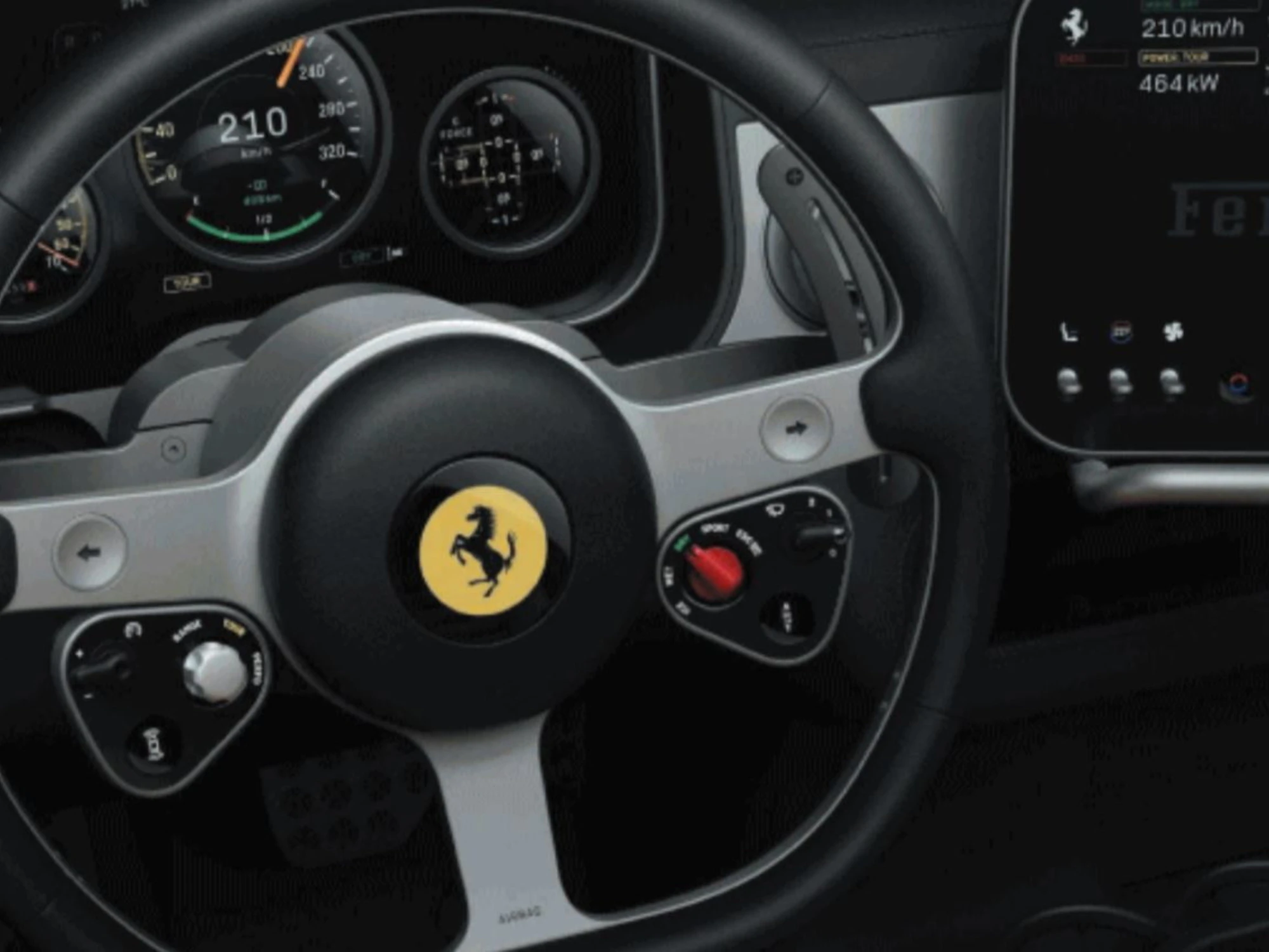 Ferrari Luce debutta oggi a Roma La prima Rossa a zero emissioni