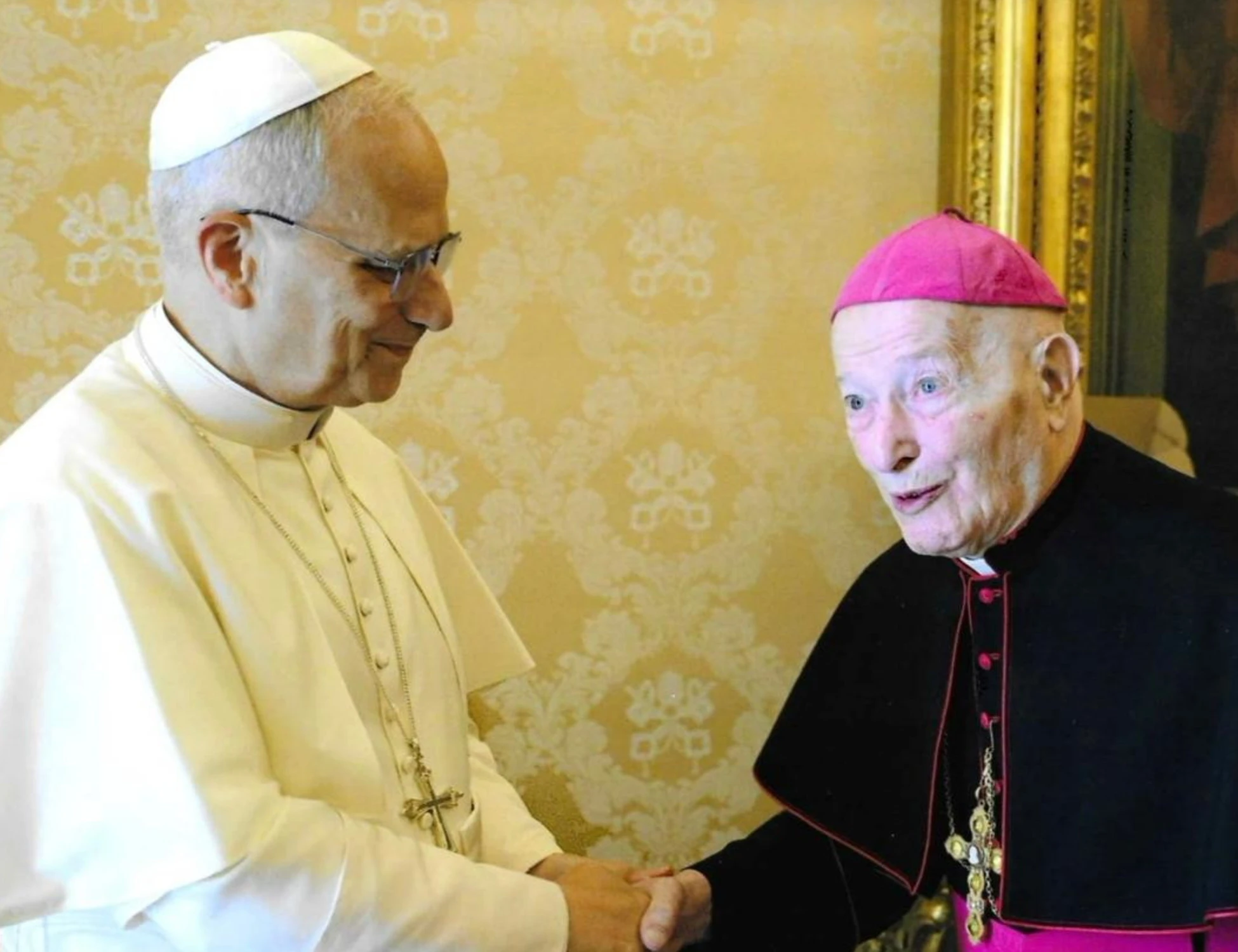 Papa Leone XIV incontra monsignor Bonicelli, decano dei vescovi italiani