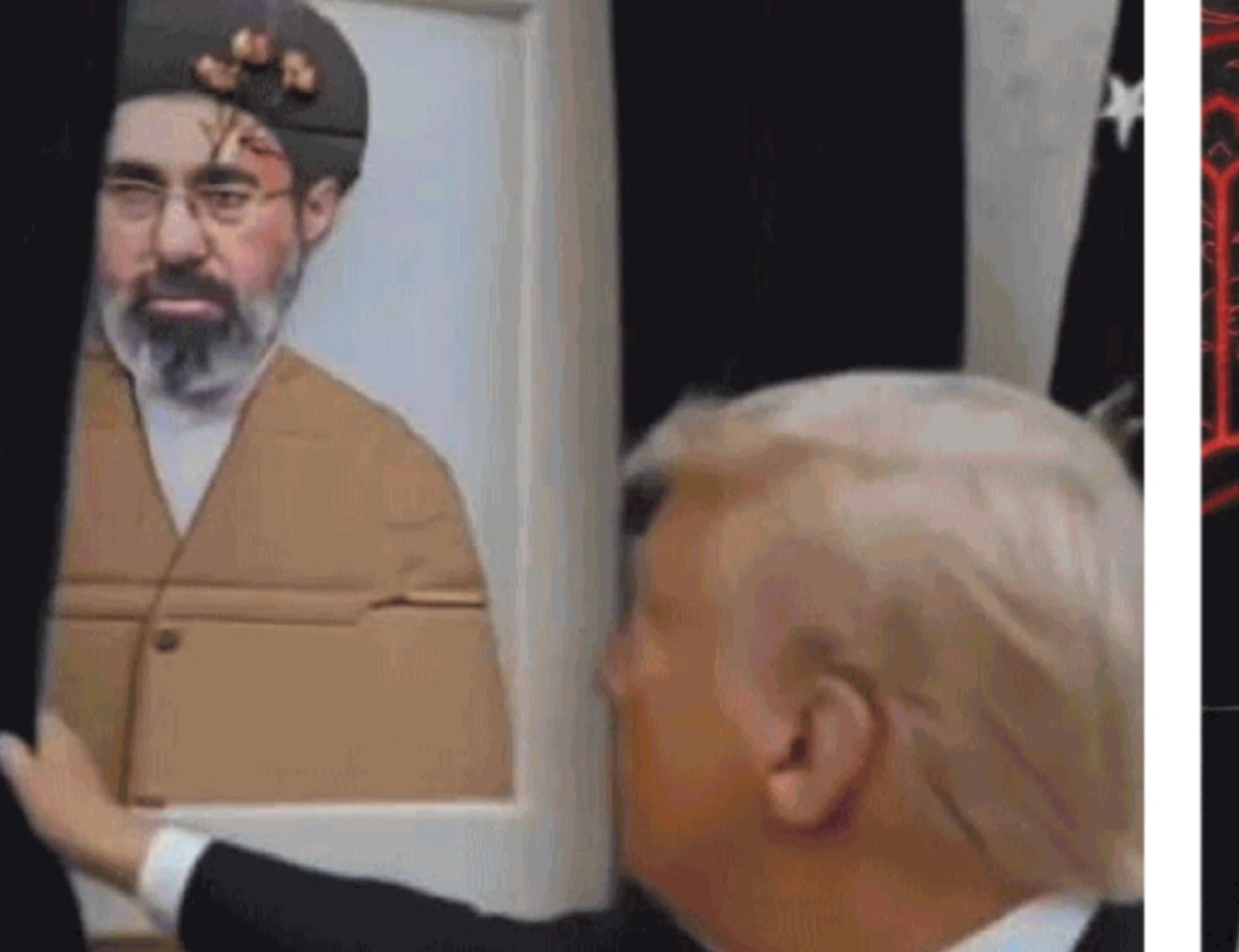 Di Khamenei c'è soltanto il cartonato