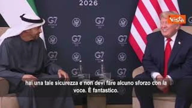 Presidente Emirati Arabi parla a bassa voce, Trump: Quando sei così ricco puoi parlare piano
