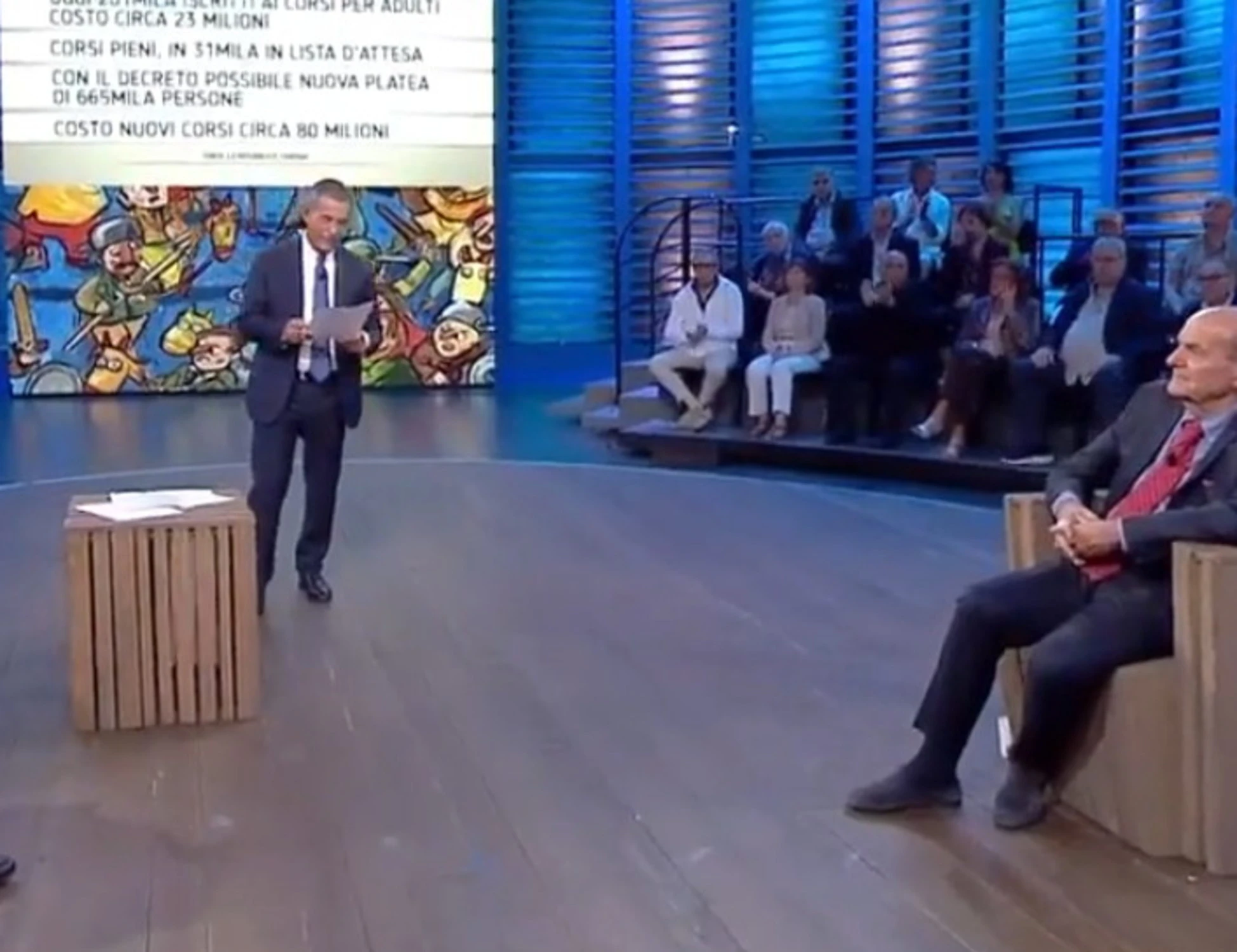 Vannacci frena e da Floris la sinistra è triste