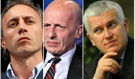 Travaglio, Sallusti, Belpietro
