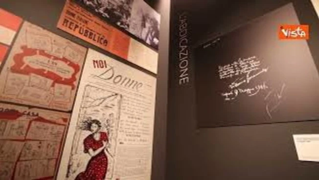 Mostra '1946: nasce la Repubblica' alla Camera in occasione della Festa del 2 giugno, immagini
