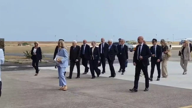 L'arrivo di Mattarella a Pantelleria per il decennale del Parco Nazionale