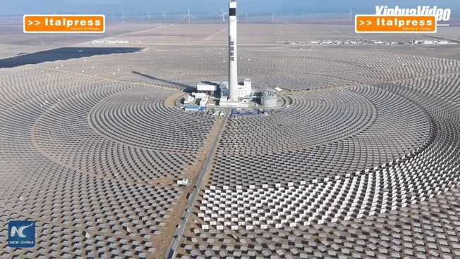 Cina, prende forma il progetto solare con accumulo termico da 1.500 MW
