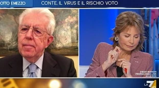 Otto e mezzo, "nessuno nella storia". Mario Monti prima vota Conte poi lo affonda dalla Gruber