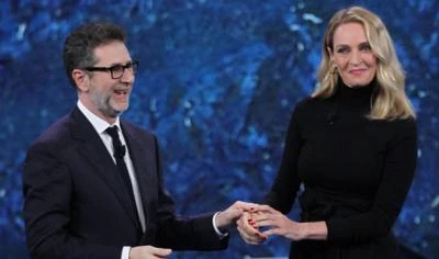 Uma Thurman da Fazio si commuove per Regeni, 'sostegno alla famiglia'