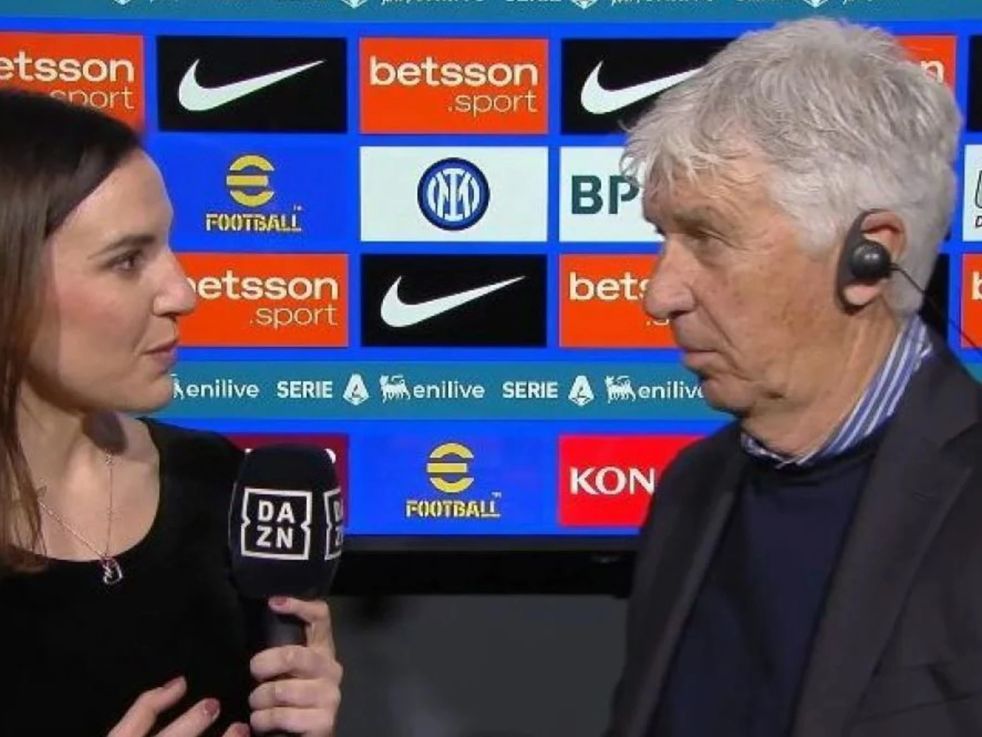 Inter-Roma, la clamorosa domanda che imbarazza Gasperini in tv: balbetta in diretta