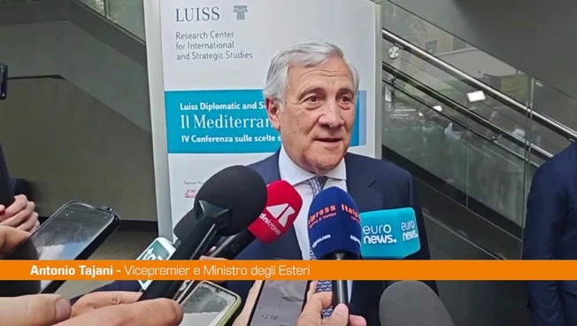 Tajani "Mediterraneo al centro del nostro interesse"