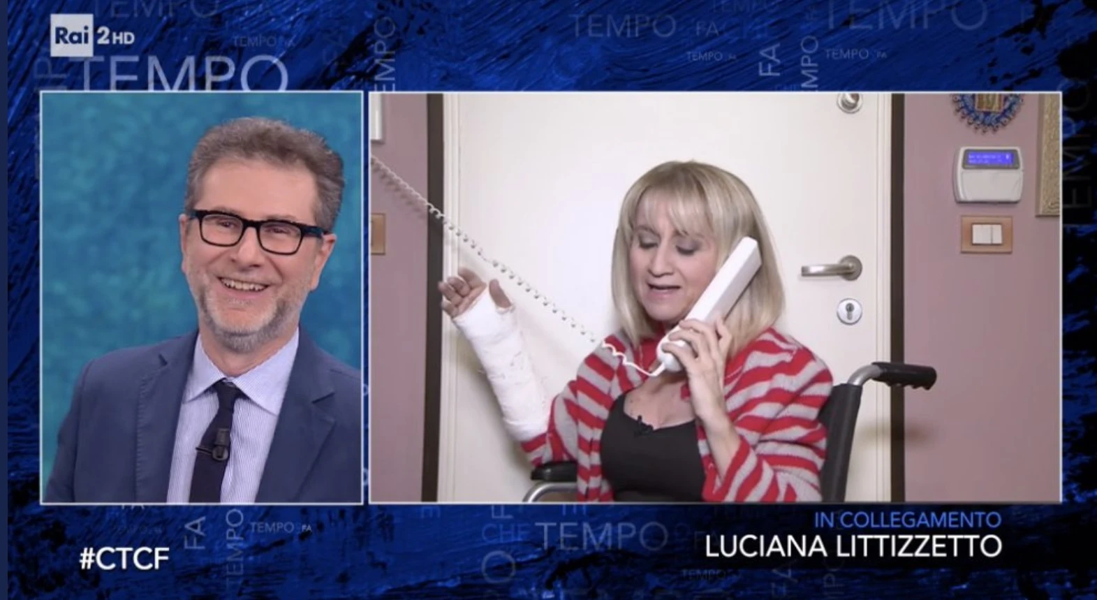 Che tempo che fa, Littizzetto al citofono contro Salvini a urne aperte: "Non spaccio", Fabio Fazio se la ride