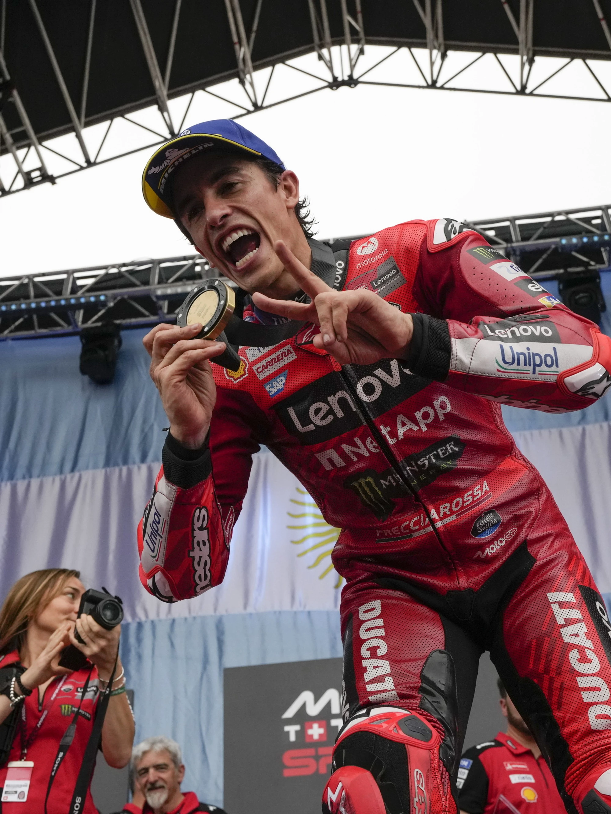 Gp Argentina, trionfa Marc Marquez: Pecco Bagnaia fuori dal podio, è quarto
