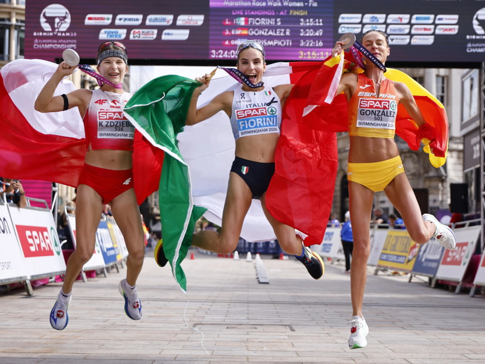 Fiorini e Stano trionfano a Birmingham: il Tricolore si copre d'oro