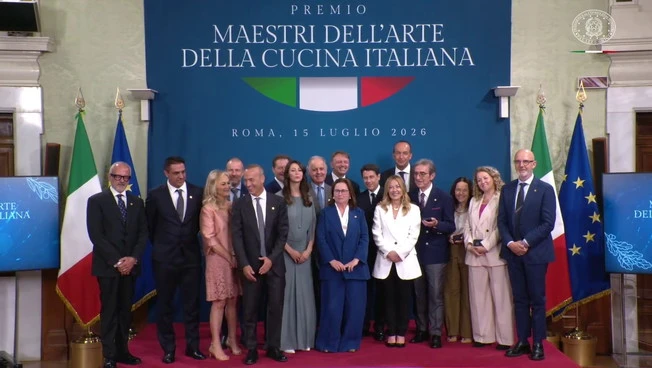 Dieci "Maestri dell'Arte della Cucina Italiana" premiati a Palazzo Chigi