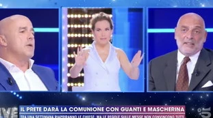Live-Non è la D'Urso, Paolo Brosio sbrocca contro Nuzzi: "Fate voi", cala il gelo in studio