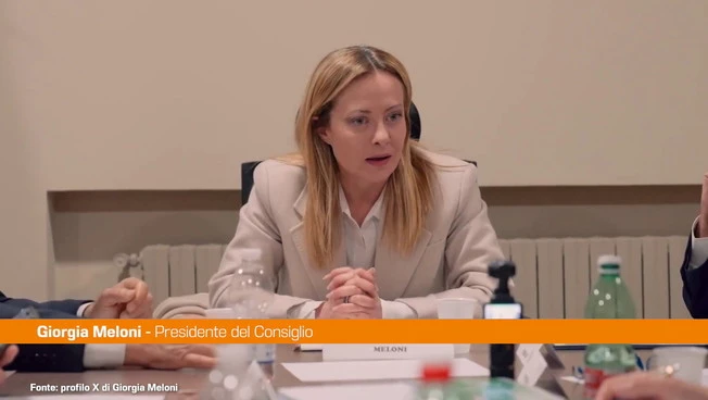 Niscemi, Meloni "Non ripetere il '97, lavorare insieme per risposte rapide"