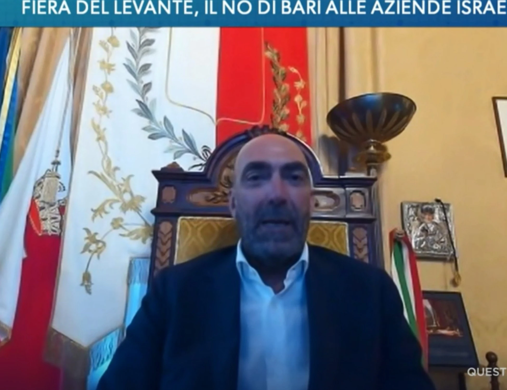 L'Aria che tira, Vito Leccese: "Di chi è vittima il popolo palestinese"