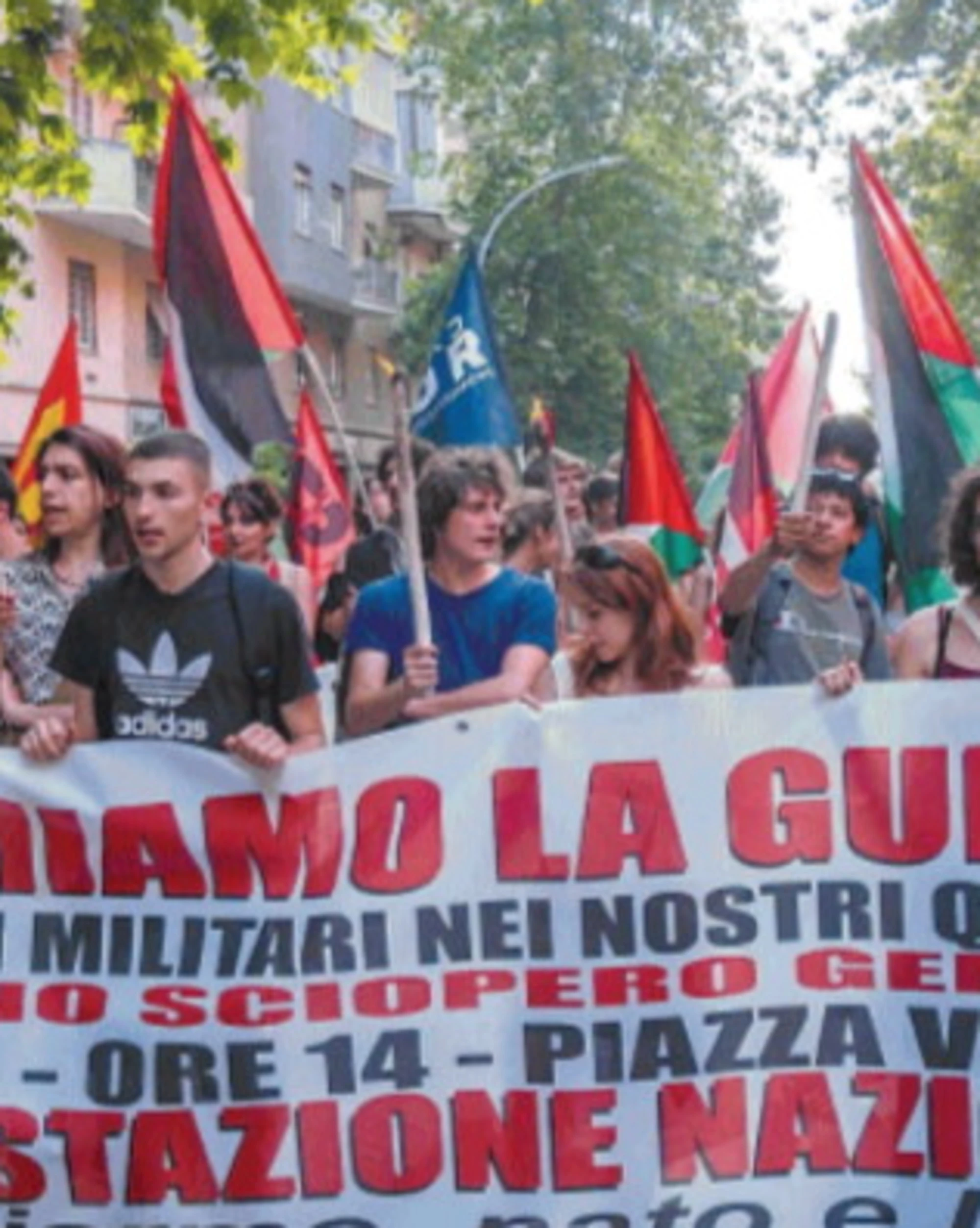 I sindacati fermano l'Italia contro Israele