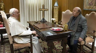 Oggi è un altro giorno, Lino Banfi commuove Papa Francesco: "Io e mia moglie malata vogliamo morire insieme. E lui..."