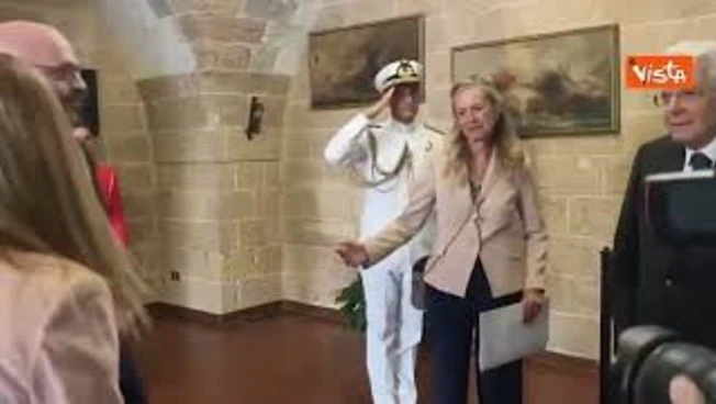 Il Presidente della Camera Fontana all'apertura dei Giochi del Mediterraneo