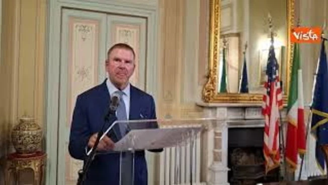 "Grazie mille", il saluto in italiano di Ambasciatore Usa Fertitta dopo firma Pax Silica a Brindisi