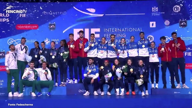 Italscherma sempre più vincente ai Mondiali di Tbilisi