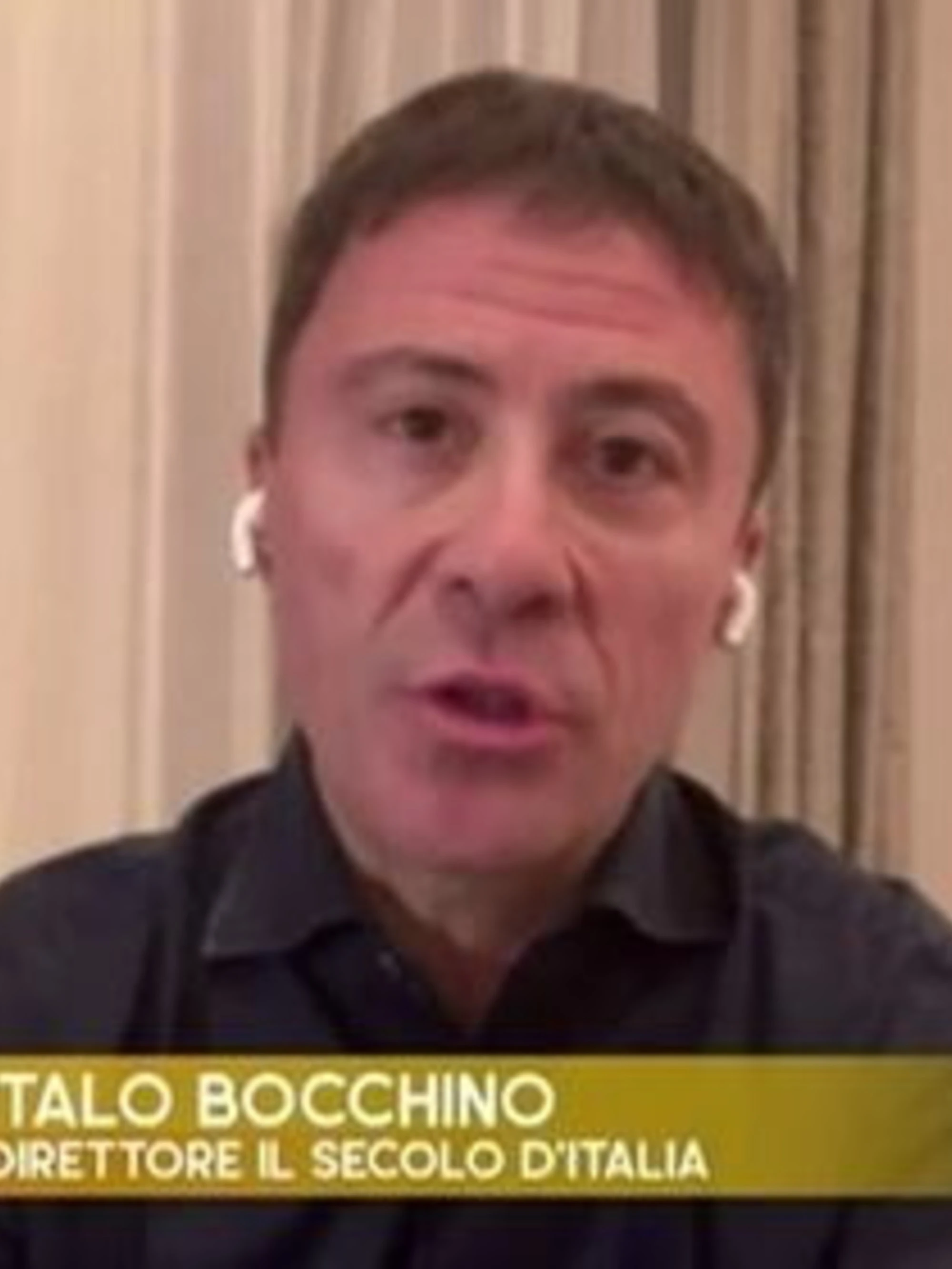 Italo Bocchino: "Renzi risponderà di ciò che ha appena detto qui in tv", scoppia il caso