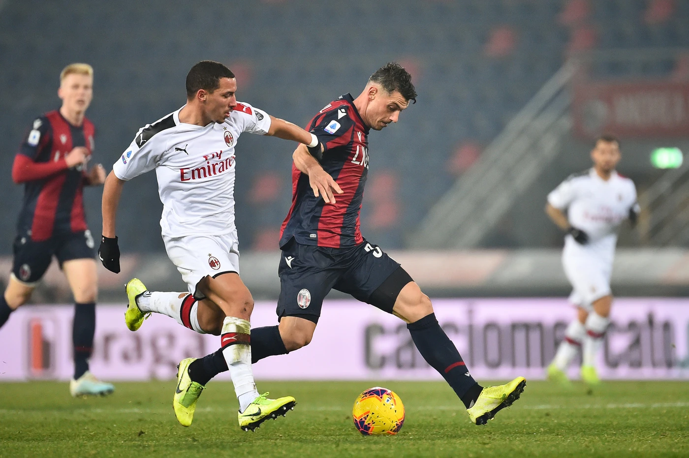 Milan un colpaccio in terra emiliana, batte 3 a 2 il Bologna