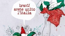 Euro 2020, la vignetta di Mannelli sul Fatto quotidiano: "Bravi, avete unito l'Italia". Calcio, Covid e morte: raggelante