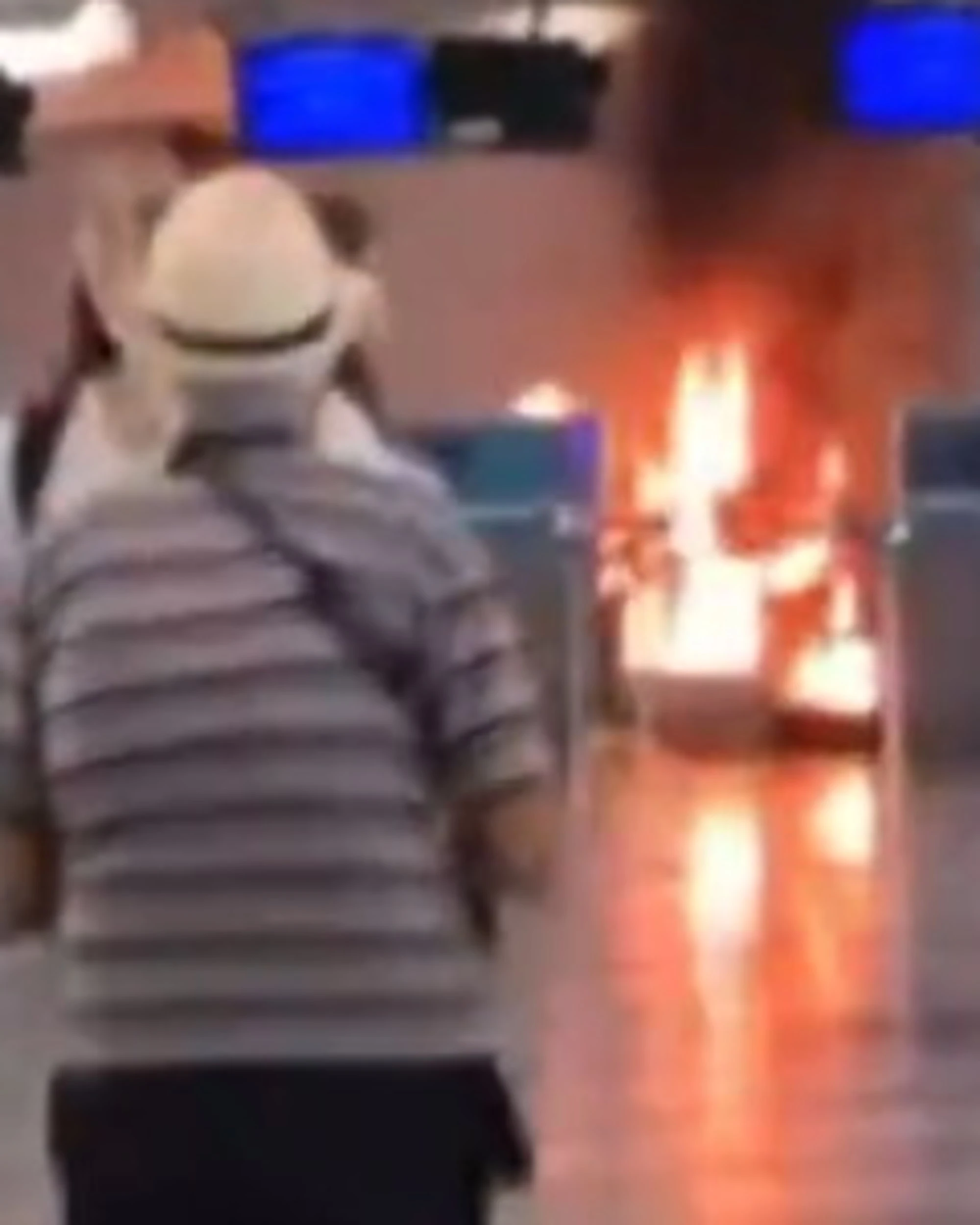 Malpensa, appicca incendio in aeroporto: chi è lo straniero fermato