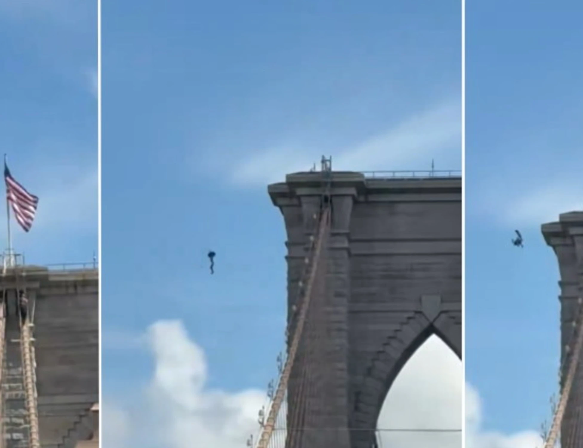 New York, si lancia nudo dal ponte di Brooklyn: come finisce, da non credere