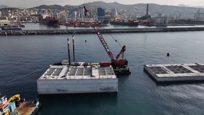 Un "cuore di pietra" per la Nuova Diga Foranea di Genova