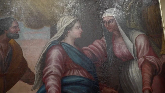 Banca del Fucino a sostegno dell'arte, restaurata "La Visitazione" a L'Aquila