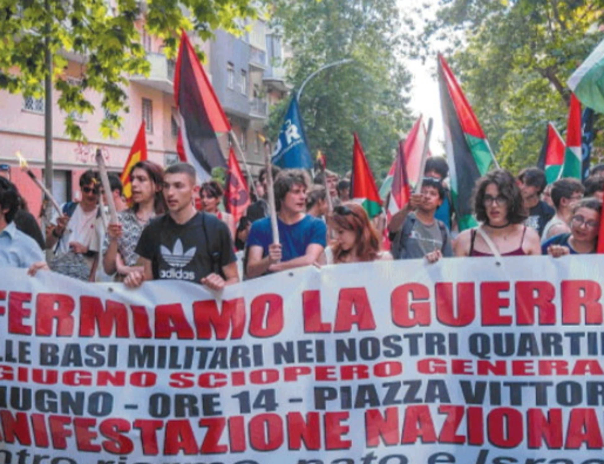I sindacati fermano l'Italia contro Israele