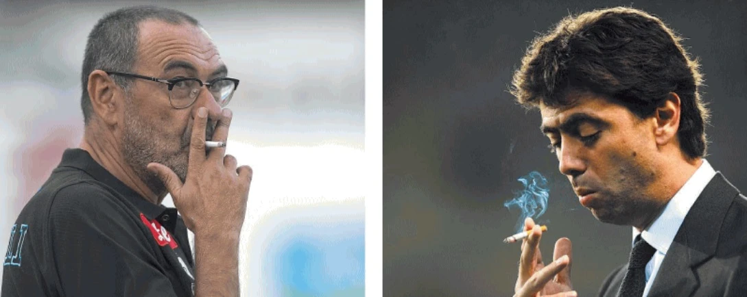 Juventus, calcio e sigarette: non solo Sarri e Buffon, la storia delle bionde bianconere