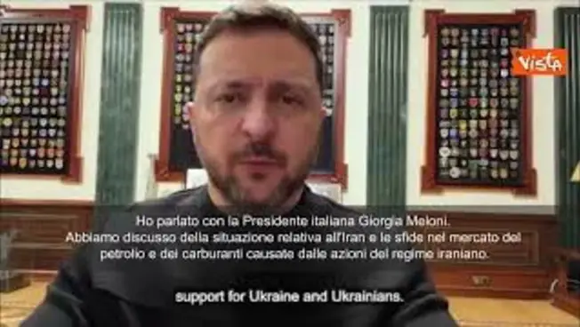 Leggi l'articolo: Zelensky: Ho parlato con Giorgia Meloni, necessario coordinamento più stretto in Europa
