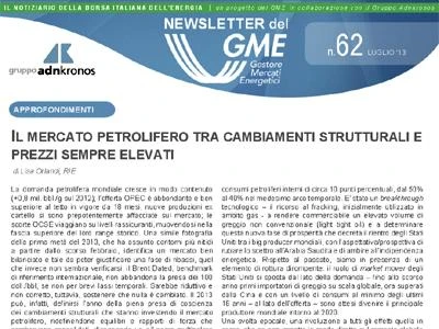 On line nuovo il numero della newsletter del Gme