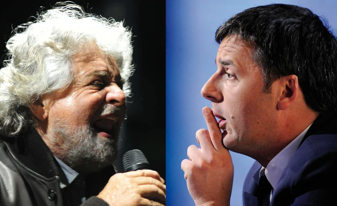Sondaggio Ixè: gli italiani bocciano Renzi e i grillini chiedono a Beppe un passo indietro