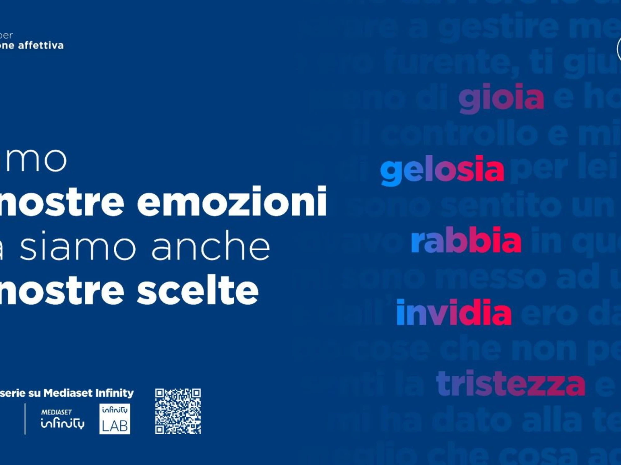 MEDIASET PER IL FUTURO: “SIAMO LE NOSTRE EMOZIONI, MA SIAMO ANCHE LE NOSTRE SCELTE”